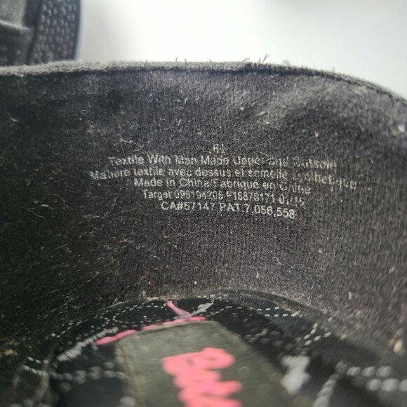 Betseyville Betty Johnson 6.5 Y2K Black w/ Gems Peep Toe Pumps Platform Stiletto - Picture 6 of 9